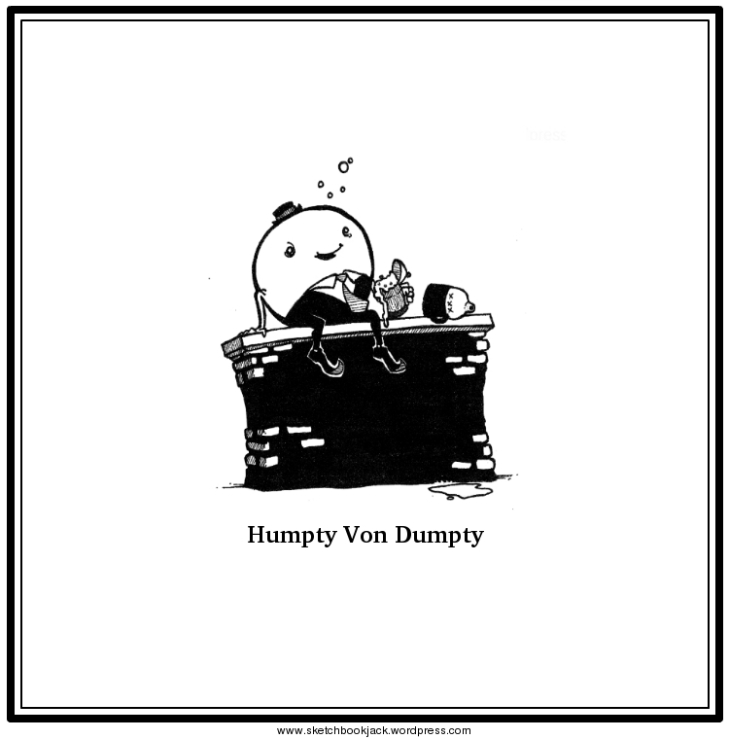 sketchbookjack illustrationfriday round humpty dumpty