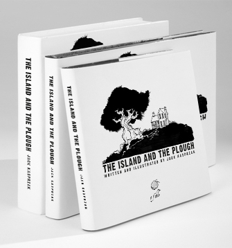 the island and the plough children book mockup layout design cover